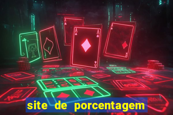 site de porcentagem de slot