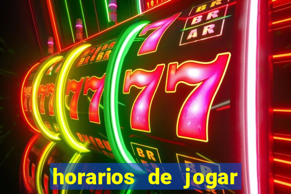 horarios de jogar no fortune tiger