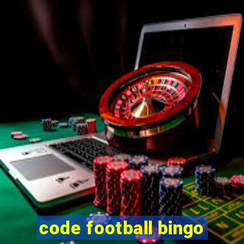 code football bingo