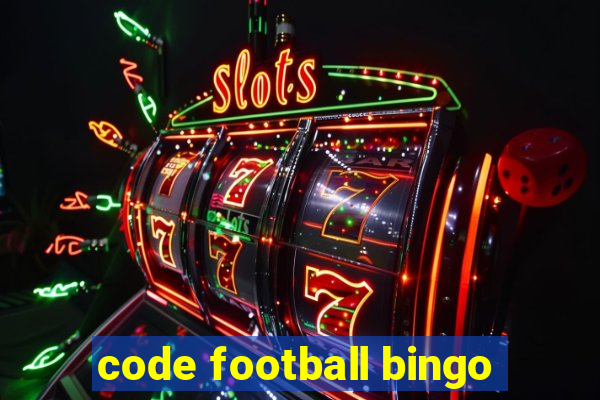 code football bingo