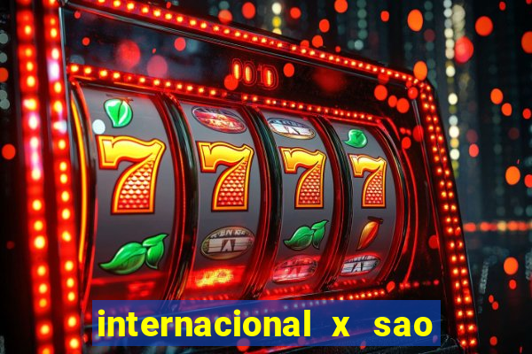 internacional x sao paulo palpites