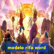 modelo rifa word