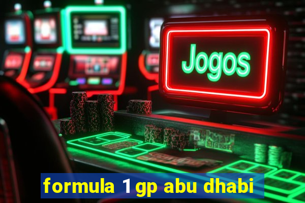 formula 1 gp abu dhabi