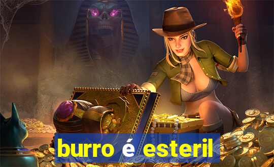 burro é esteril