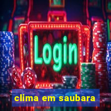 clima em saubara