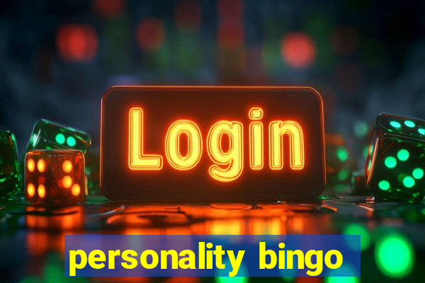 personality bingo