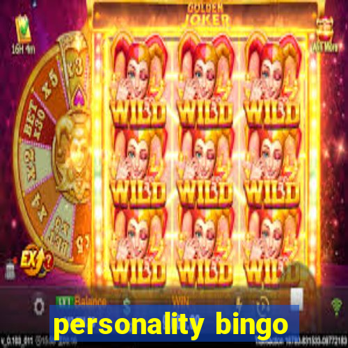 personality bingo