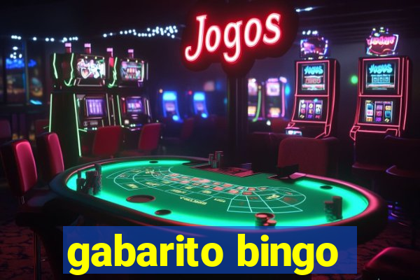 gabarito bingo