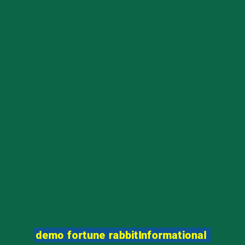 demo fortune rabbitInformational