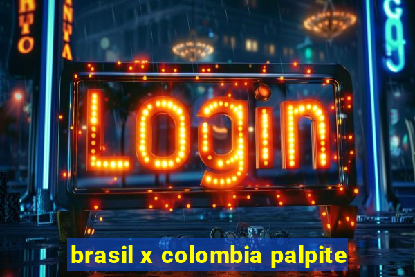 brasil x colombia palpite