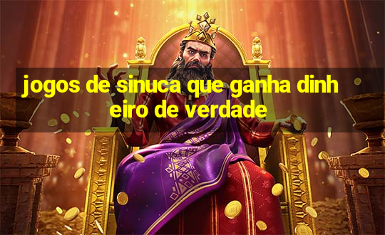 jogos de sinuca que ganha dinheiro de verdade