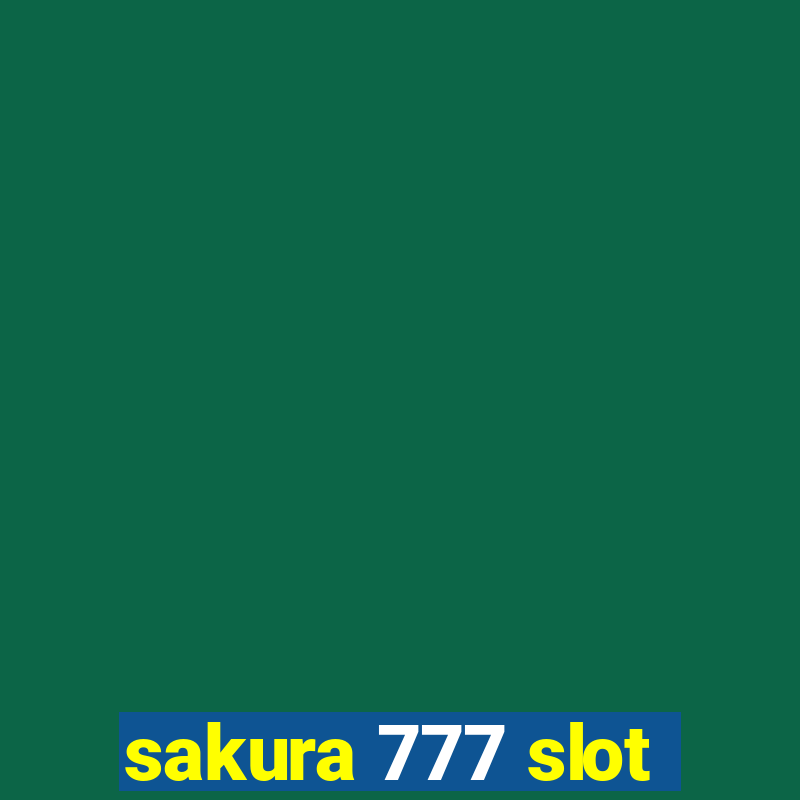 sakura 777 slot