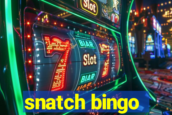 snatch bingo