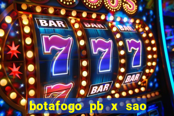 botafogo pb x sao jose palpite