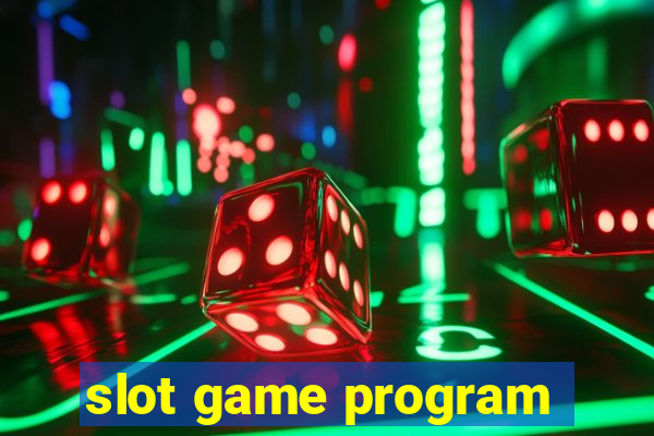 slot game program