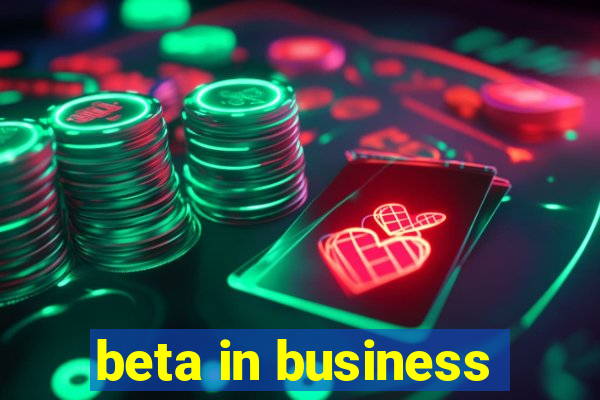 beta in business