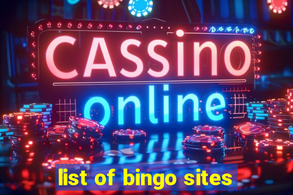 list of bingo sites