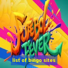 list of bingo sites