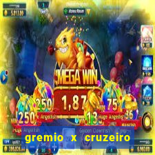 gremio x cruzeiro ao vivo hd