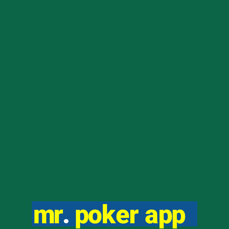 mr. poker app