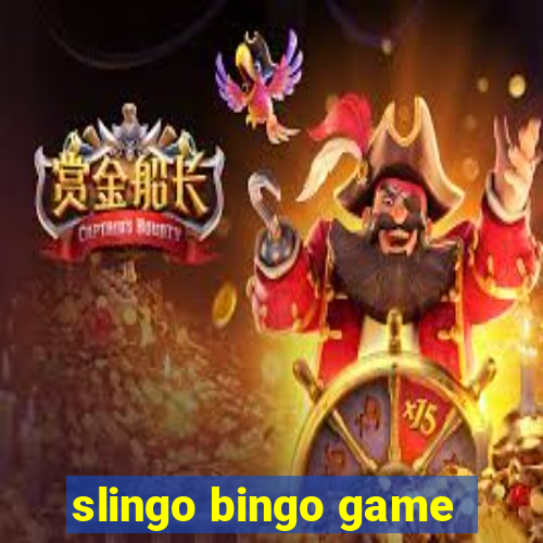 slingo bingo game