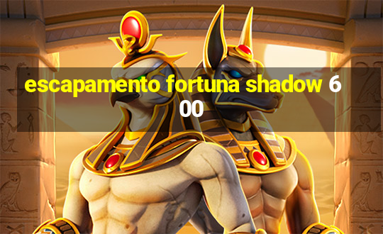 escapamento fortuna shadow 600