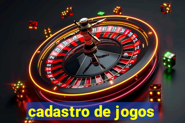 cadastro de jogos