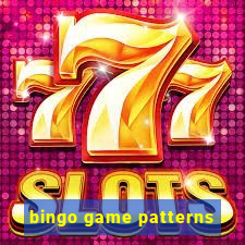 bingo game patterns