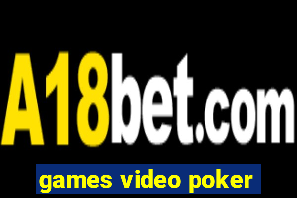 games video poker