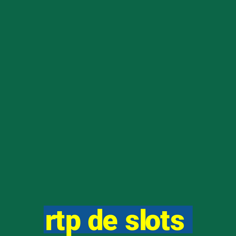 rtp de slots