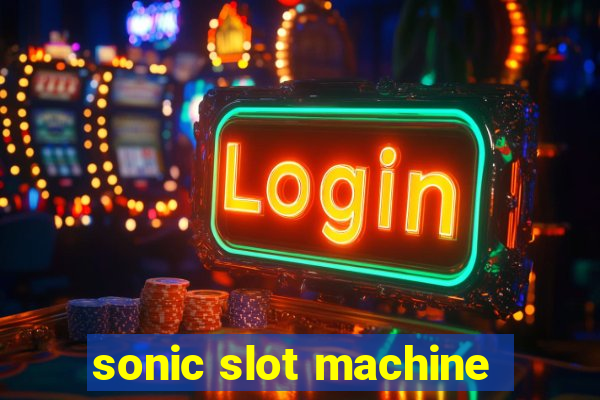 sonic slot machine