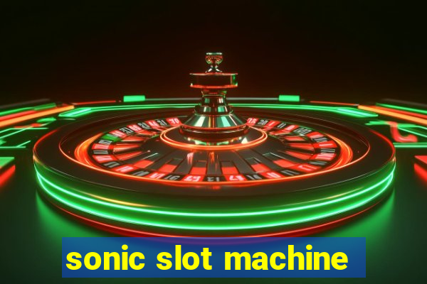 sonic slot machine