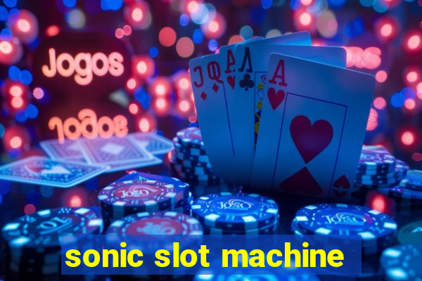 sonic slot machine