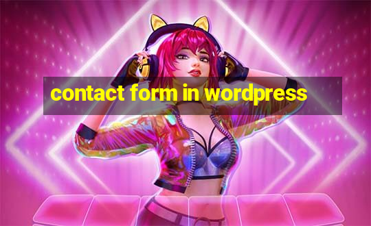 contact form in wordpress