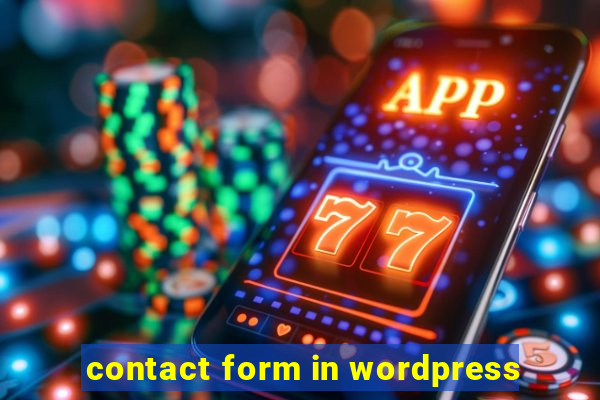 contact form in wordpress