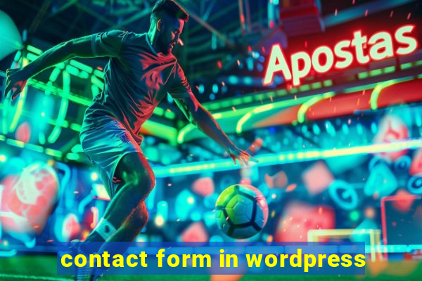 contact form in wordpress