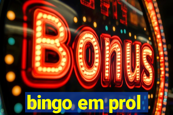 bingo em prol