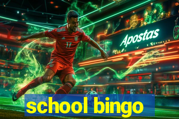 school bingo