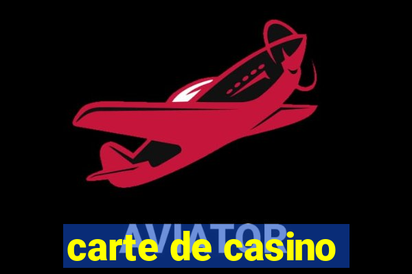 carte de casino