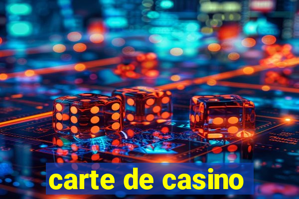 carte de casino