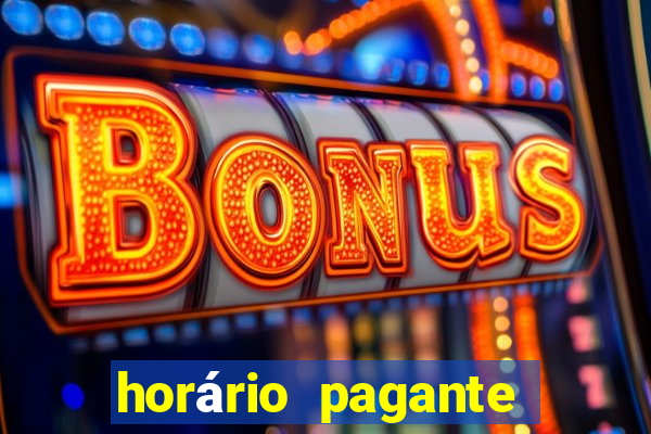 horário pagante fortune tiger