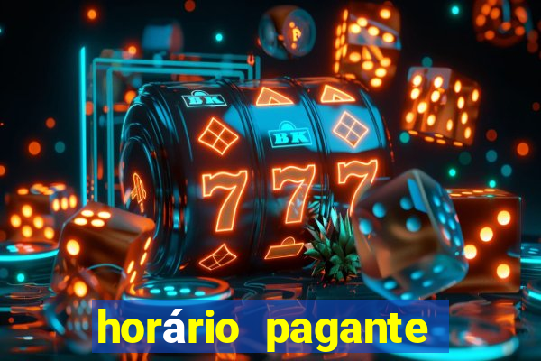 horário pagante fortune tiger