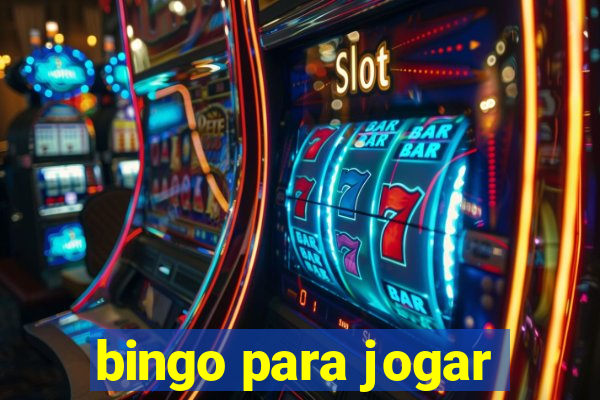 bingo para jogar