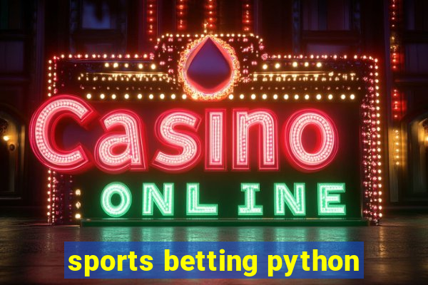 sports betting python