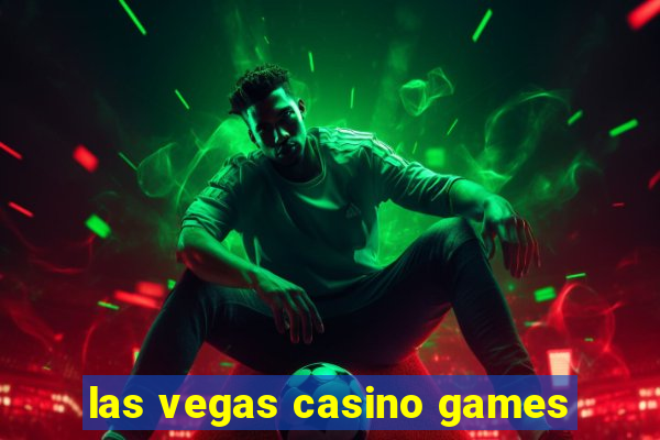 las vegas casino games