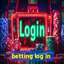 betting log in