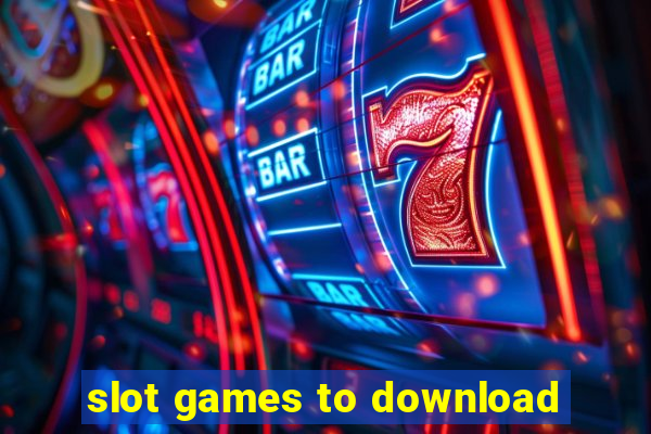 slot games to download