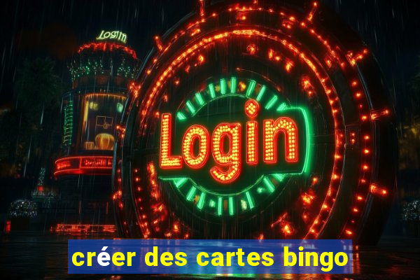 créer des cartes bingo