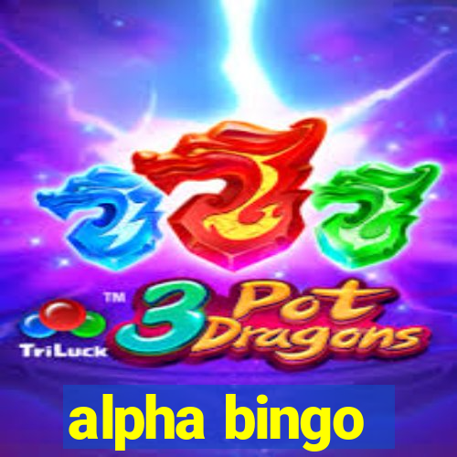 alpha bingo