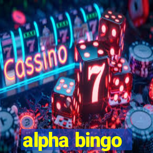 alpha bingo